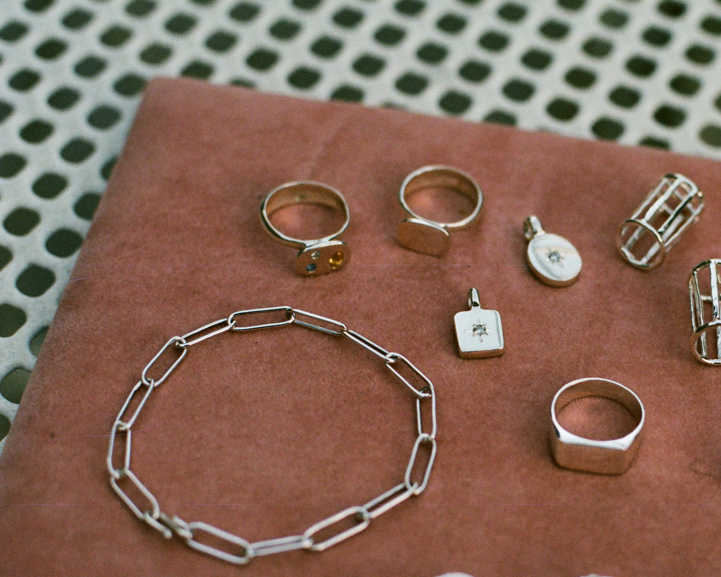 Gemmy Lifted Signet Ring