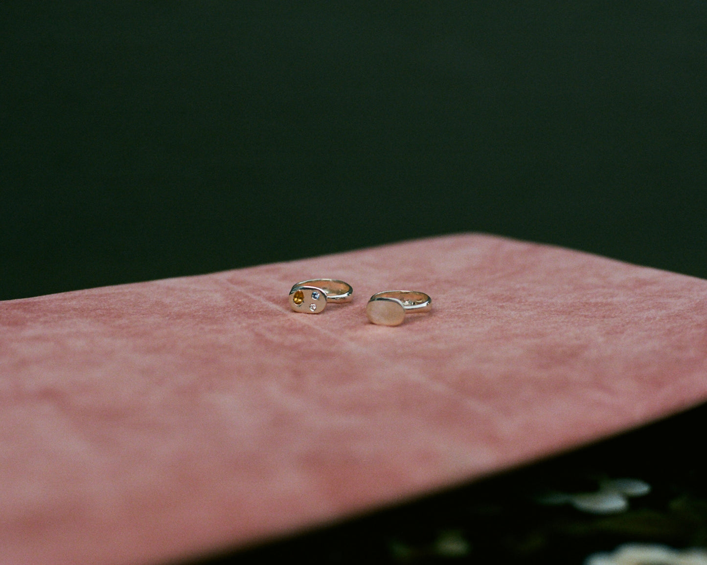 Gemmy Lifted Signet Ring