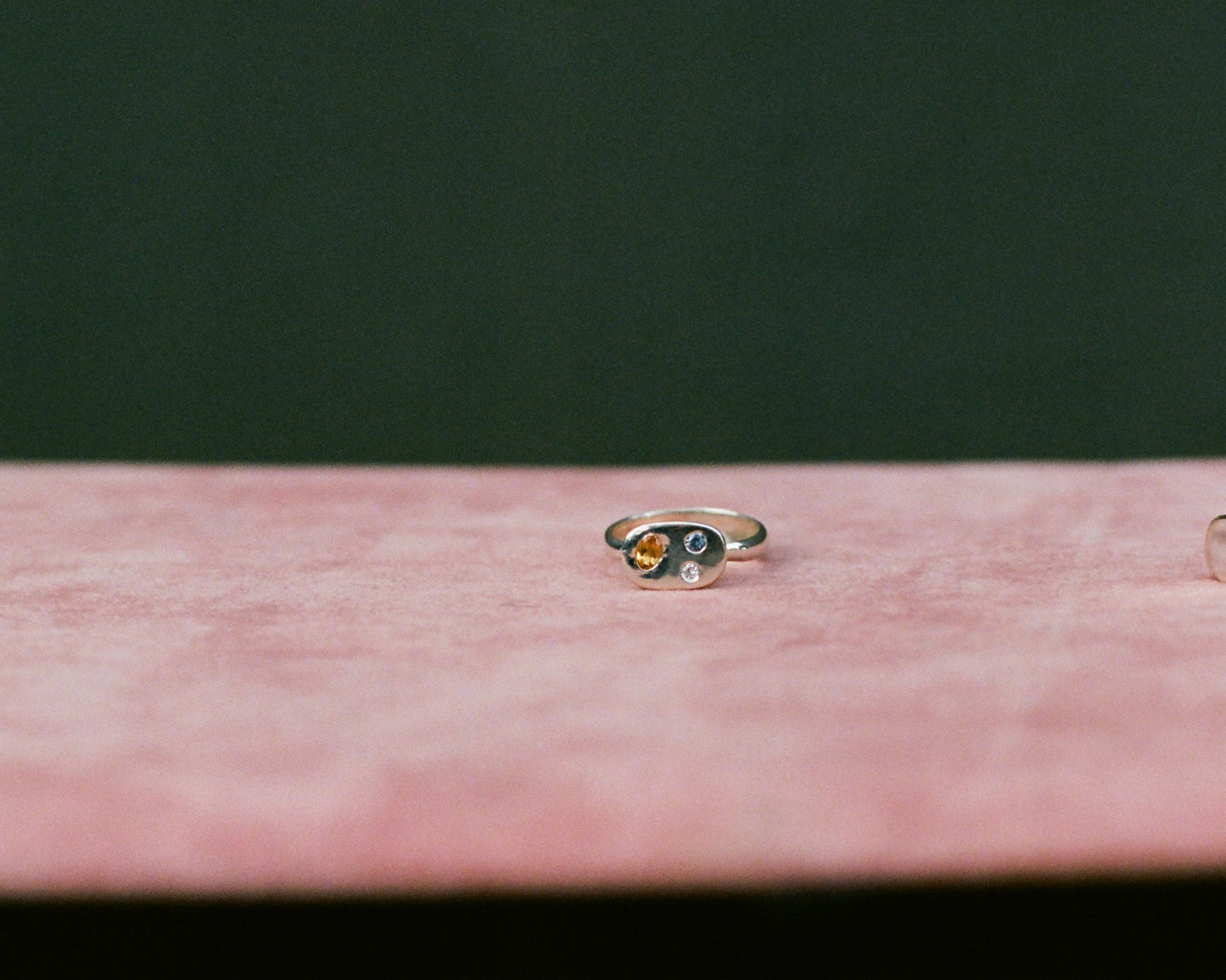 Gemmy Lifted Signet Ring