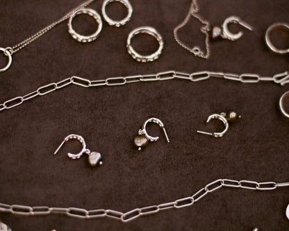 Signature Drop Hoops w/ Pearl